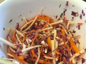 Shady Lane Cellars Jicama Slaw