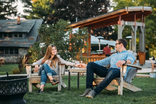 Couple On The Patio Tom Blazas